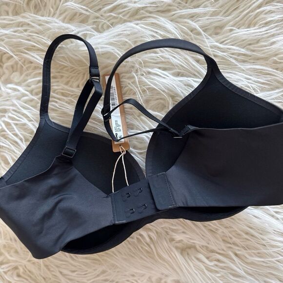 Skims Ultimate Push-up Plunge Bra Onyx Size 32D - Picture 6 of 7